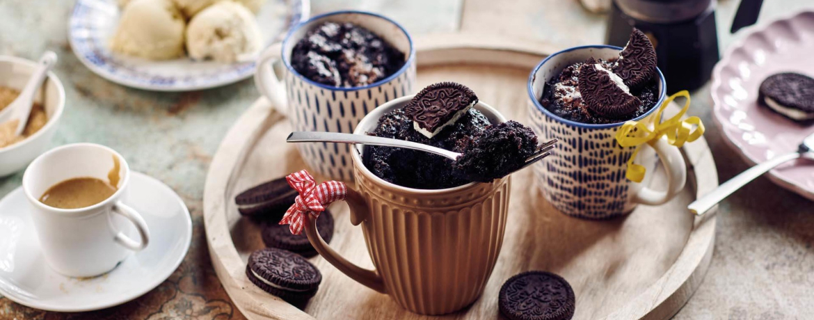 Cream-Cookie-Tassenkuchen ohne Ei für 4 Personen von lidl-kochen.de