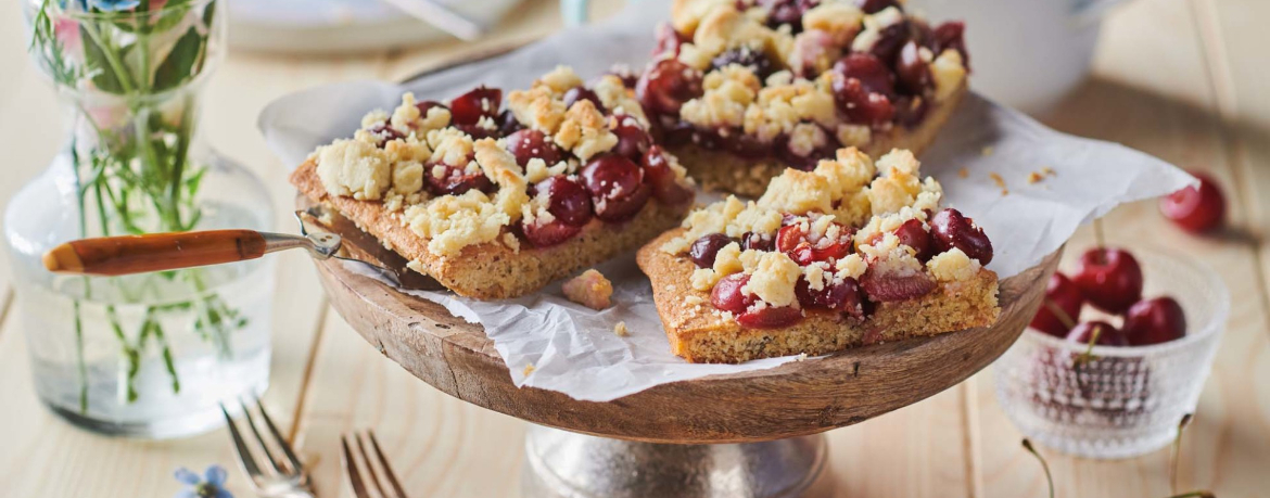 Veganer Kirsch-Streuselkuchen für 12 Personen von lidl-kochen.de