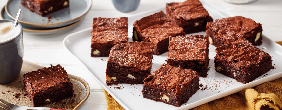 Brownies mit weißer und dunkler Schokolade für 16 Personen von lidl-kochen.de