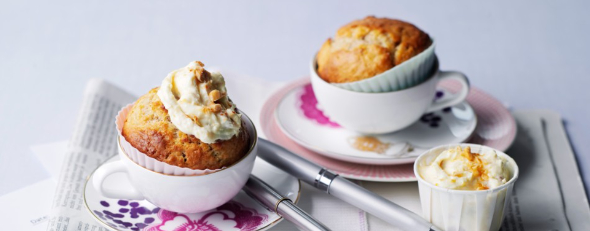 Hafermuffins mit Aprikosen-Quark-Creme für 4 Personen von lidl-kochen.de