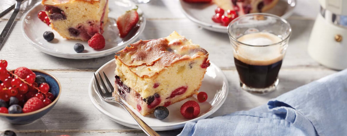 Beerenkuchen mit Sahneguss für 16 Personen von lidl-kochen.de