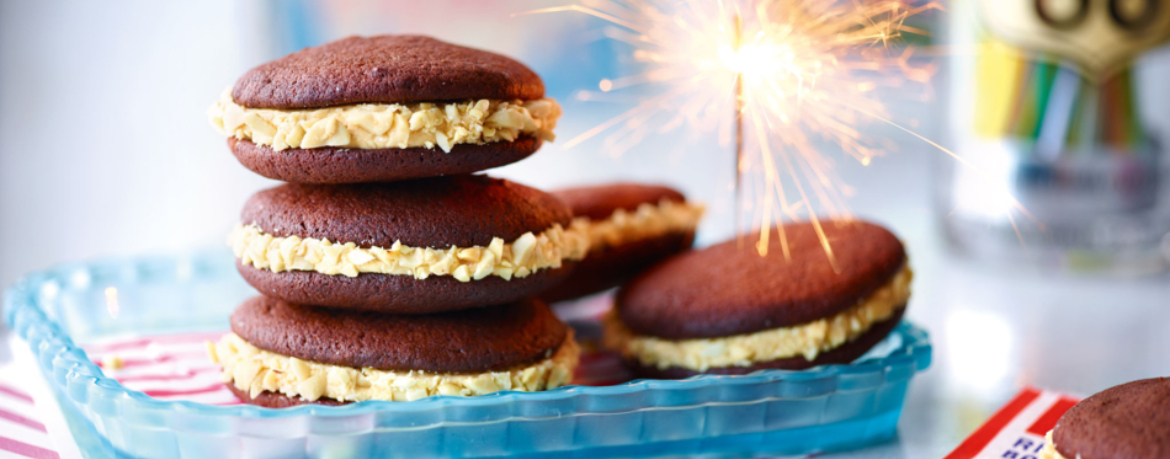 Whoopie Pies mit Erdnussfüllung für 8 Personen von lidl-kochen.de