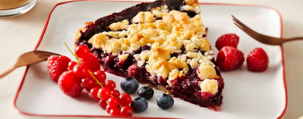 Veganer Beeren Streusel Kuchen - Rezept | LIDL Kochen