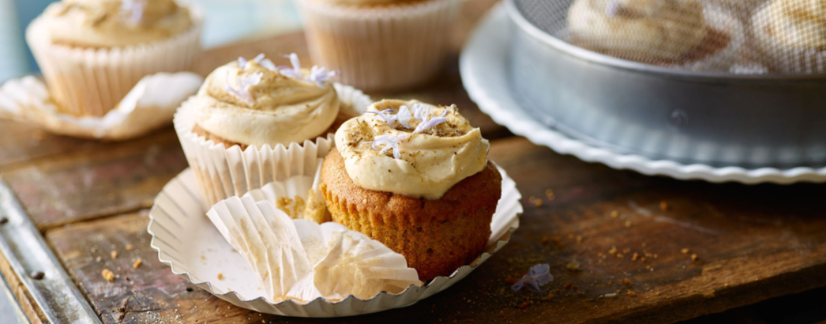 Karotten-Cupcakes mit Orangenquark für 12 Personen von lidl-kochen.de