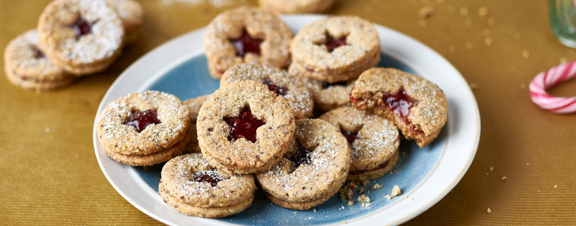 Vegane Linzer Plätzchen - Rezept | LIDL Kochen