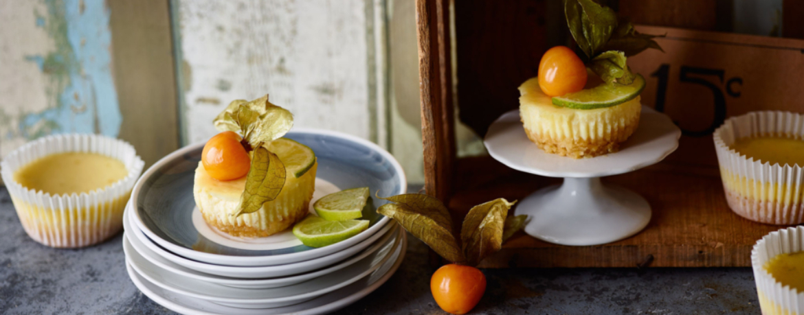 Mini-Limetten-Cheesecakes für 12 Personen von lidl-kochen.de