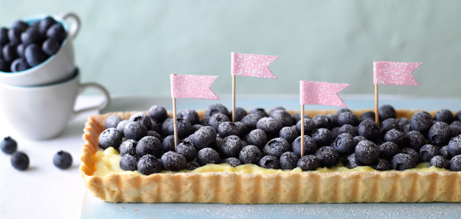 Zitronentarte mit Heidelbeeren für 16 Personen von lidl-kochen.de