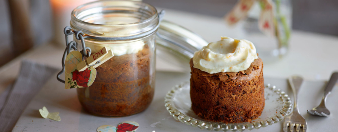 Ingwer-Brownies im Glas mit Aprikosencreme für 4 Personen von lidl-kochen.de