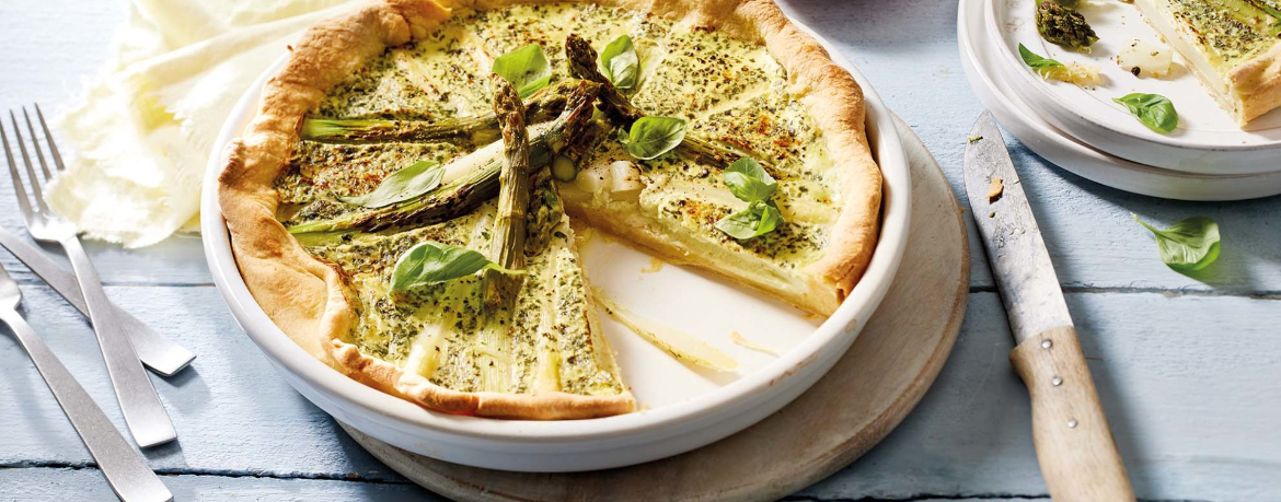 Spargelquiche für 4 Personen von lidl-kochen.de