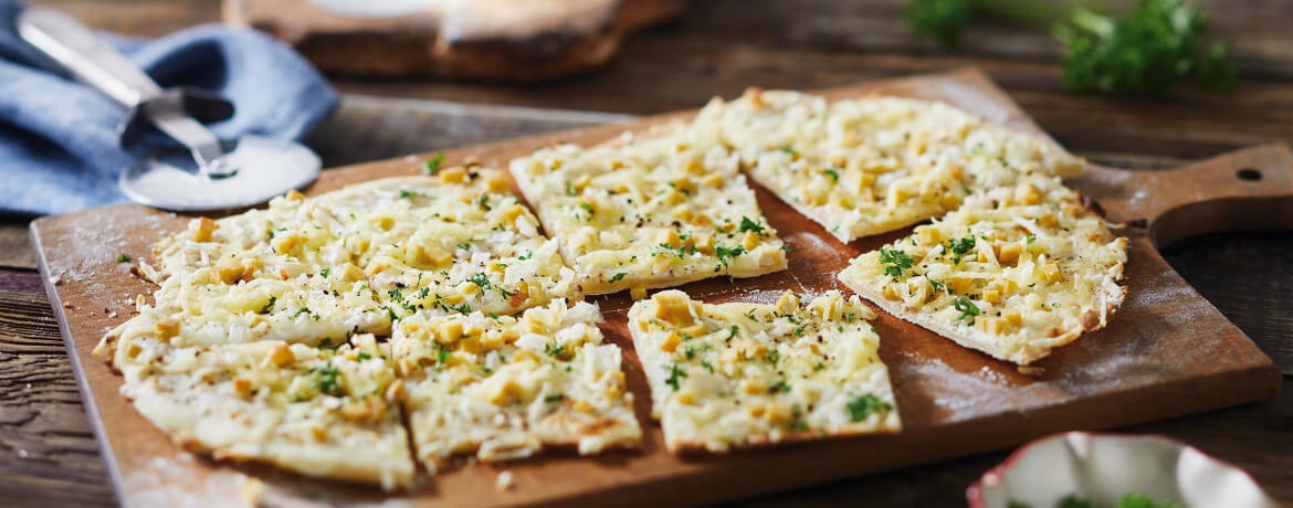 Veganer Flammkuchen Elsässer Art - Rezept | LIDL Kochen