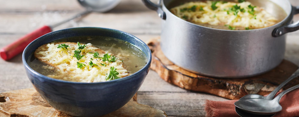 Vegane Französische Zwiebelsuppe für 4 Personen von lidl-kochen.de