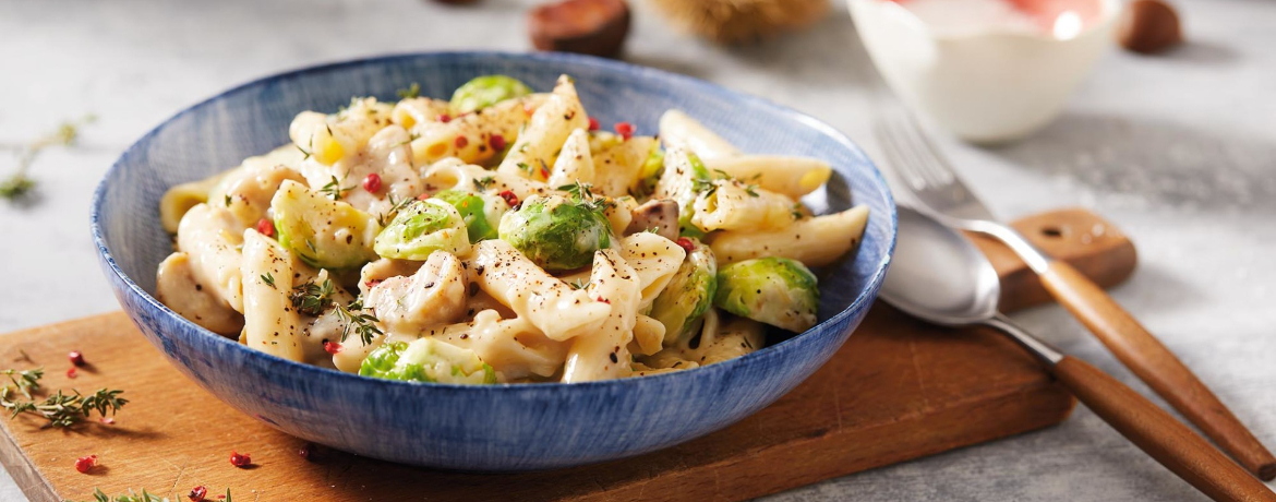 Vegane Maronen-Rosenkohl-Pasta für 4 Personen von lidl-kochen.de