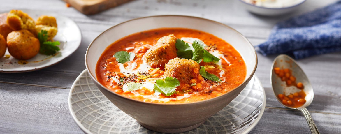 Falafel in orientalischer Linsensuppe für 4 Personen von lidl-kochen.de