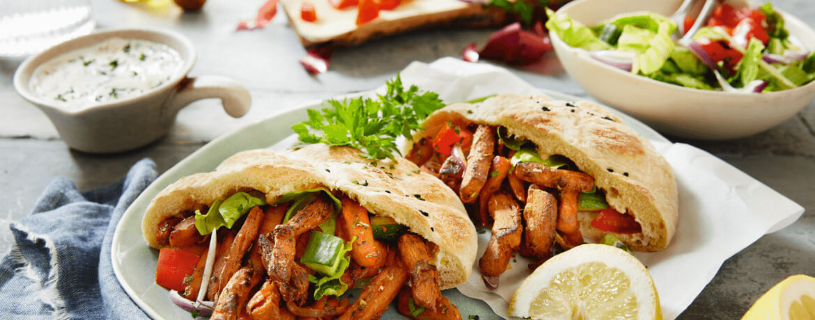 Pita mit veganem Vemondo Gyros Rezept LIDL Kochen