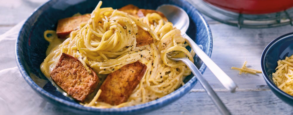 Vegane Spaghetti Carbonara für 4 Personen von lidl-kochen.de