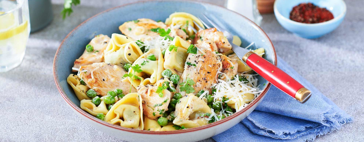 Chicken Alfredo mit Tortelloni für 4 Personen von lidl-kochen.de