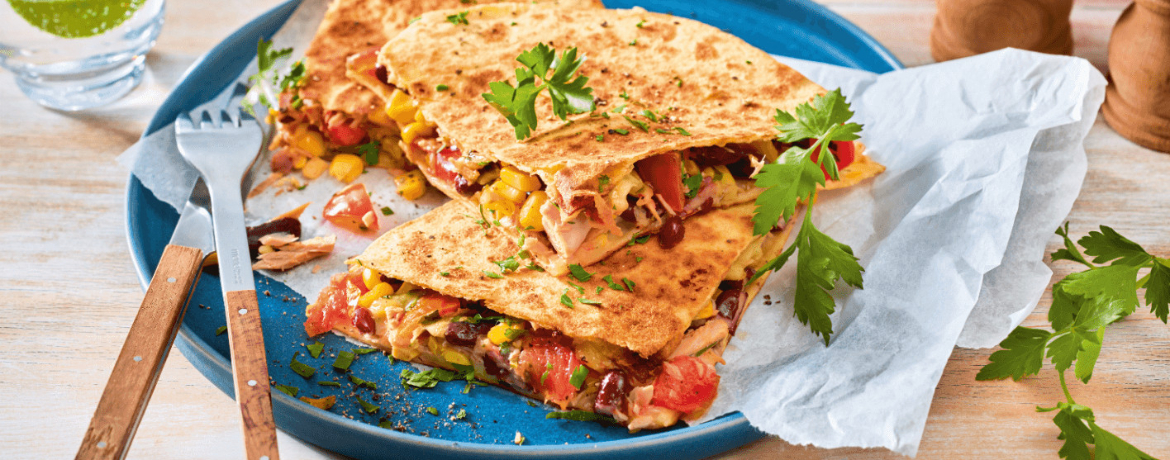 Quesadillas mit Kidneybohnen und Thunfisch für 4 Personen von lidl-kochen.de