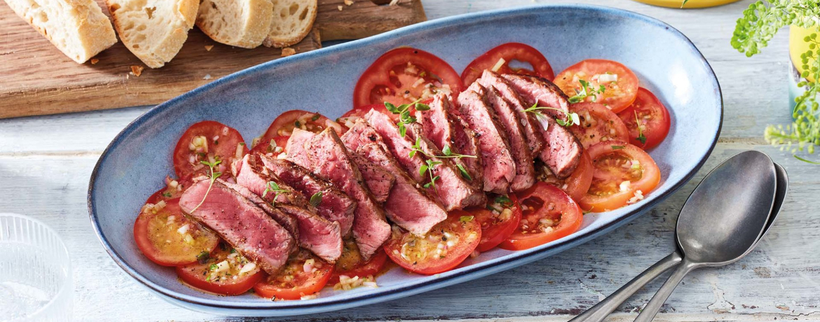 Steak auf marinierten Tomaten für 4 Personen von lidl-kochen.de