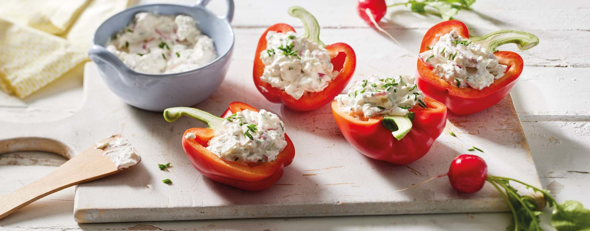 Paprika mit Frischkäsedip für 4 Personen von lidl-kochen.de