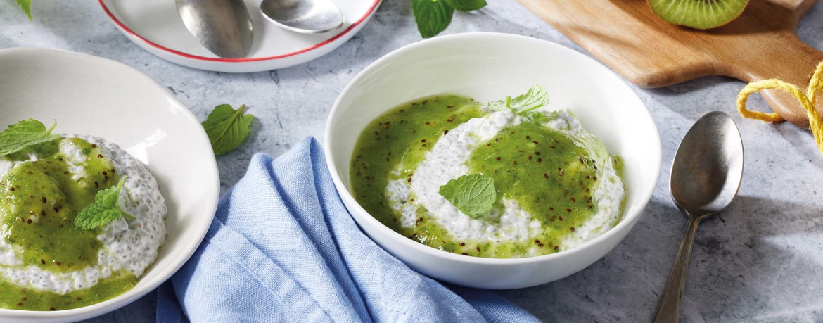 Chia-Pudding mit Kiwi für 4 Personen von lidl-kochen.de