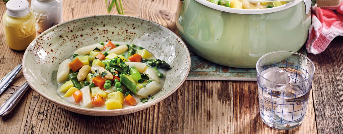 Veganes Spargelragout mit Kartoffeln für 4 Personen von lidl-kochen.de