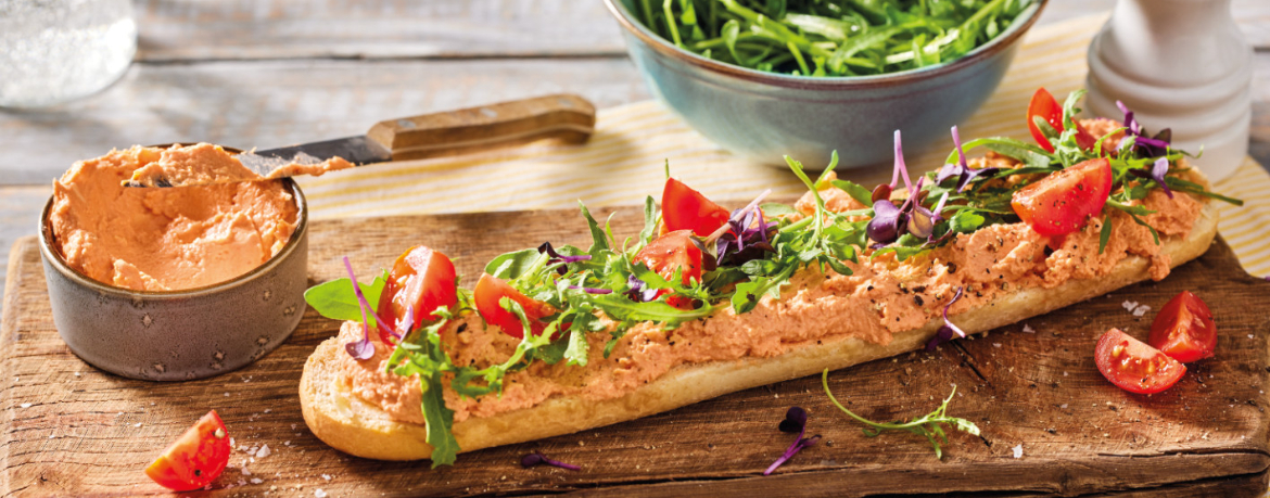Baguette mit Toma und Mozzarella - Rezept | LIDL Kochen