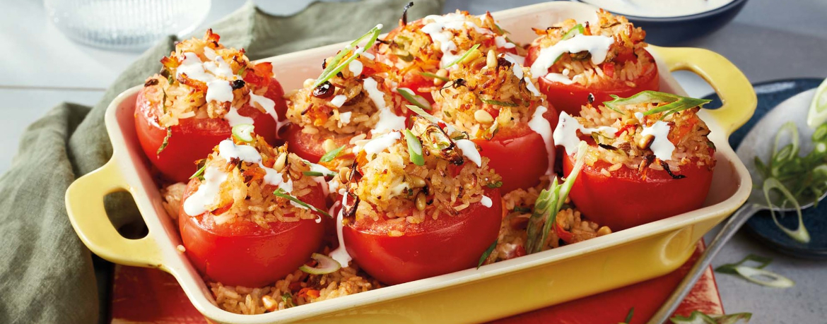 Gefüllte Tomaten mit Gemüsereis für 4 Personen von lidl-kochen.de