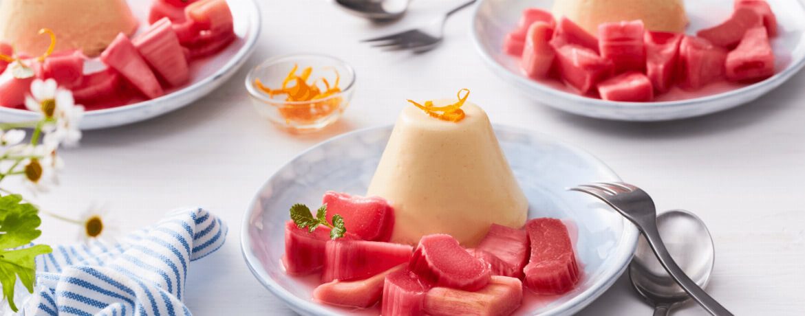 Orangen-Creme mit Rhabarber für 4 Personen von lidl-kochen.de