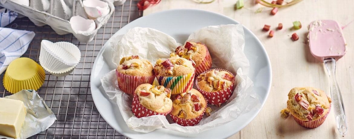 RhabarberVanilleMuffins Rezept LIDL Kochen
