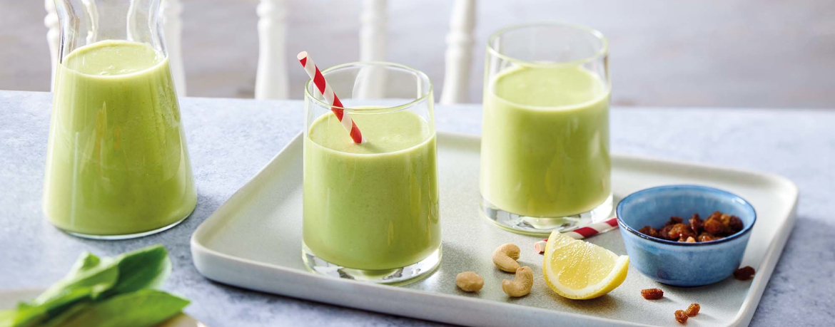 Apfel-Pak-Choi-Smoothie mit Cashewkernen für 4 Personen von lidl-kochen.de