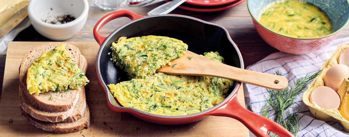 Omelett mit Zucchini und Dill für 4 Personen von lidl-kochen.de