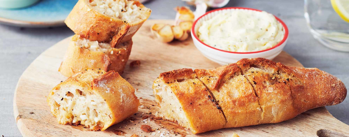 Veganes Knoblauchbaguette für 4 Personen von lidl-kochen.de