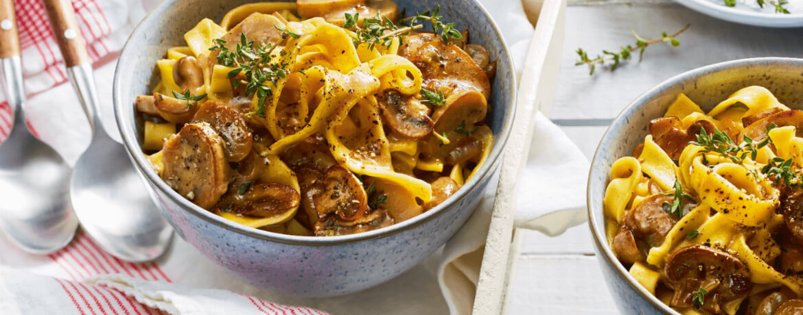 Pilz-Nudel-Pfanne - Rezept | LIDL Kochen