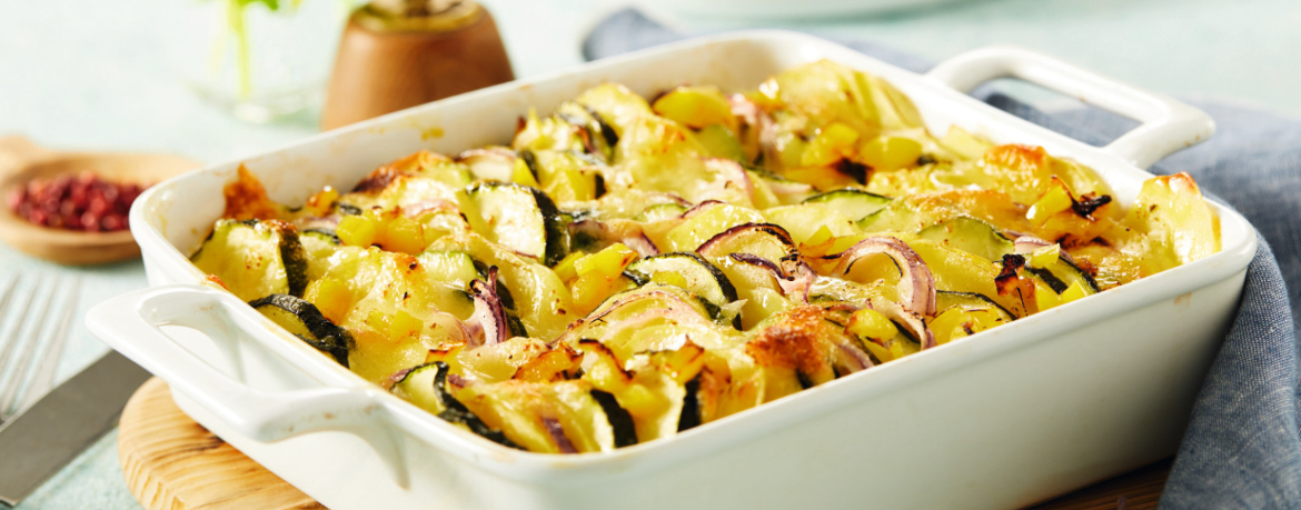 Vegetarischer Zucchiniauflauf für 4 Personen von lidl-kochen.de