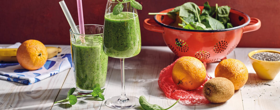 Grüner Smoothie mit Chia-Samen für 4 Personen von lidl-kochen.de