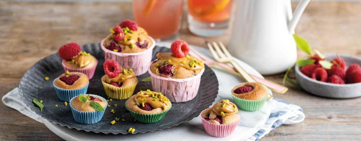 Vegane Himbeer-Muffins mit Erdnussbutter für 4 Personen von lidl-kochen.de