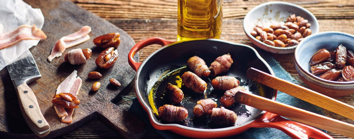 Gefüllte Datteln im Speckmantel - Rezept | LIDL Kochen