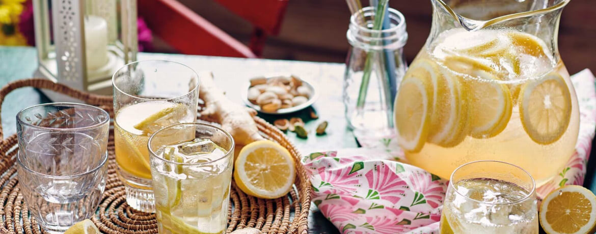 Ingwer-Limonade mit Zitrone - Rezept | LIDL Kochen