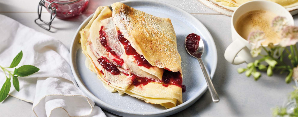 Pfannkuchen mit Kirschmarmelade für 4 Personen von lidl-kochen.de