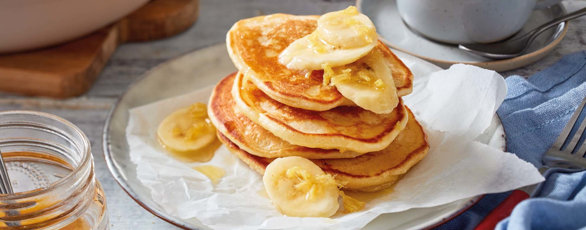 Pancakes mit Ingwer-Bananen für 4 Personen von lidl-kochen.de