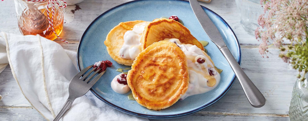 Pancakes mit Kirschquark für 4 Personen von lidl-kochen.de