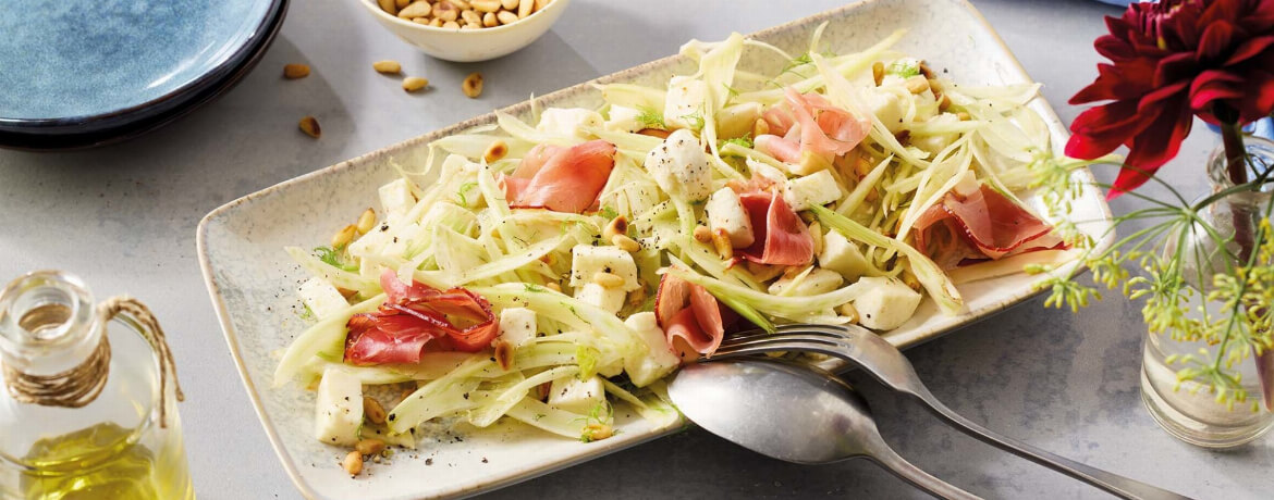 Marinierter Mozzarella zu Fenchel & Schinken - Rezept | LIDL Kochen Marinierter Mozzarella zu Fenchel & Schinken - Rezept | LIDL Kochen