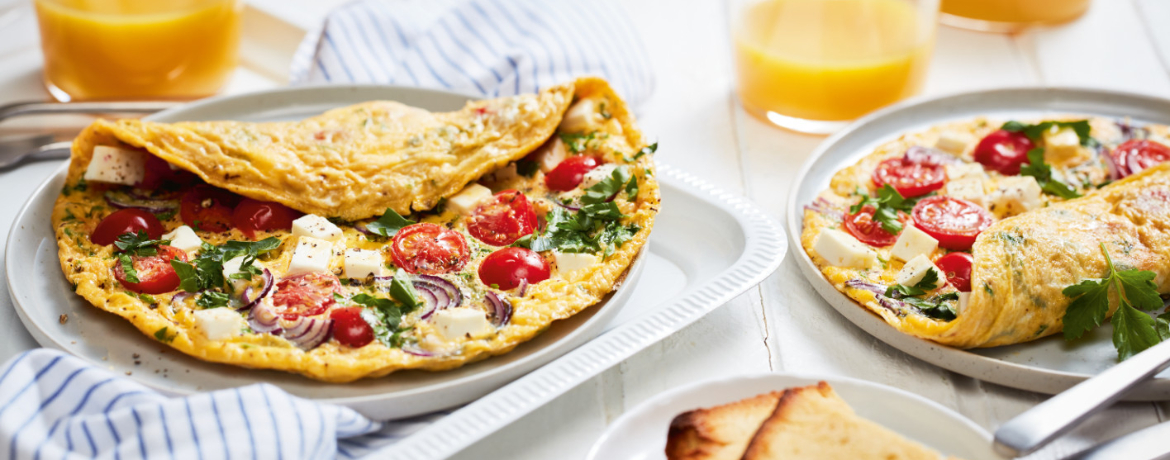 Omelett mit Feta und Tomaten für 4 Personen von lidl-kochen.de