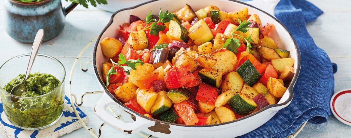 Vegane Kartoffel-Gemüse-Pfanne - Rezept | LIDL Kochen