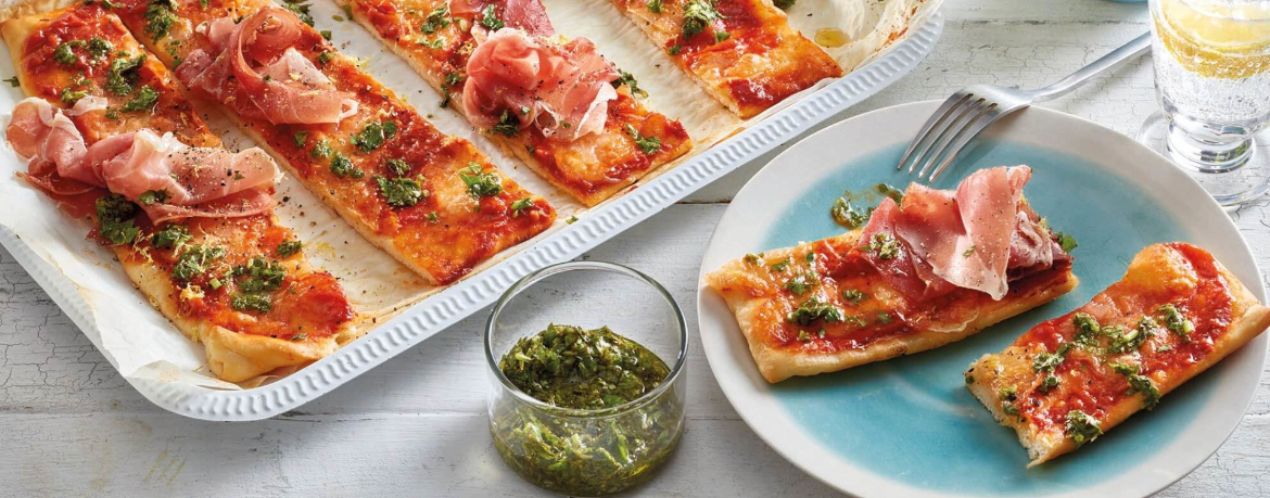 Serrano Schinken Pizza mit Gremolata für 4 Personen von lidl-kochen.de