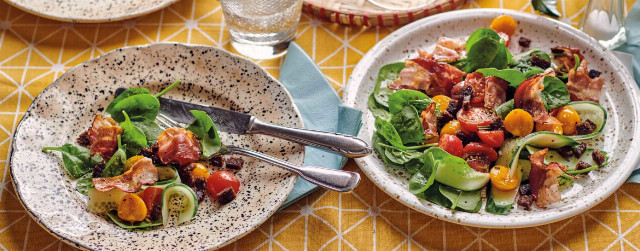 Spinatsalat mit Speck - Rezept | LIDL Kochen
