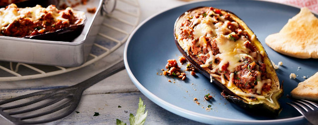 Griechische gefüllte Auberginen - Rezept | LIDL Kochen Griechische gefüllte Auberginen - Rezept | LIDL Kochen