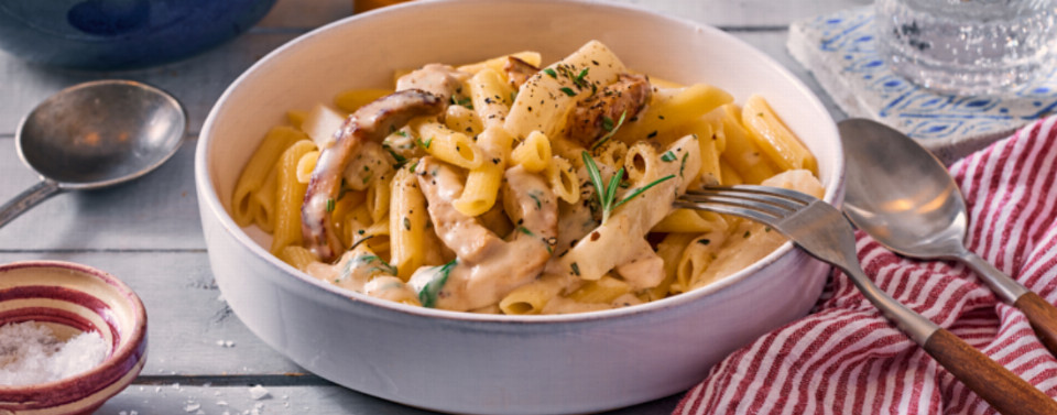 Nudeln mit Rahm-Geschnetzeltem - Rezept | LIDL Kochen