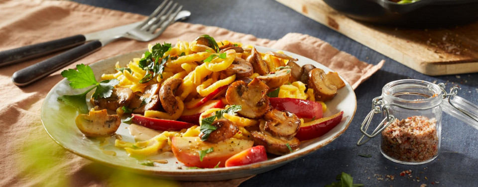 Spätzle mit Apfel und Sauerkraut Rezept LIDL Kochen