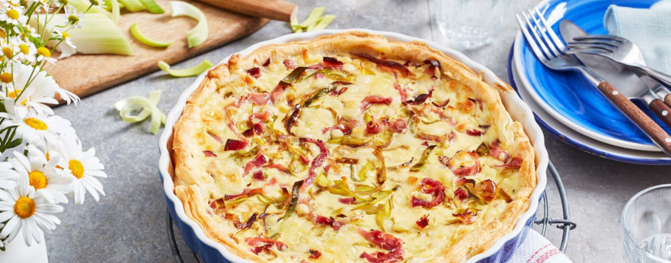 Quiche Lorraine Schinken-Lauch - Rezept | LIDL Kochen